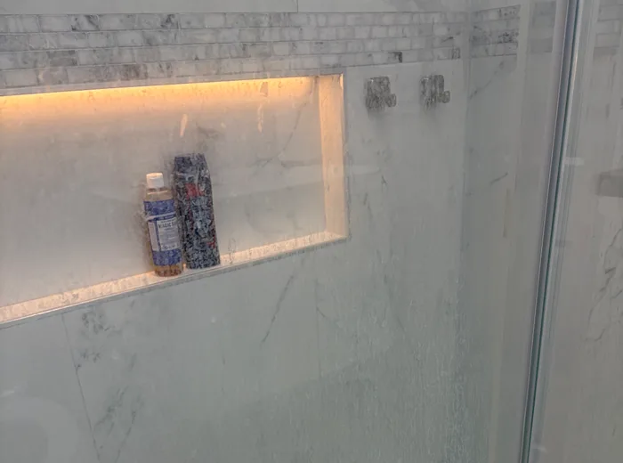 Bathroom before cleaning