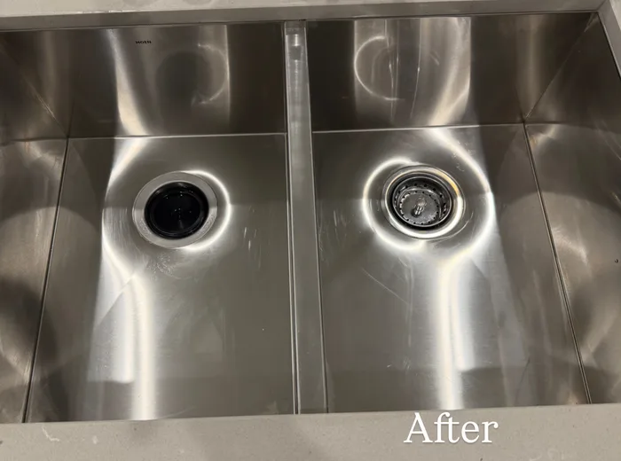 Kitchen sink after EVM clean